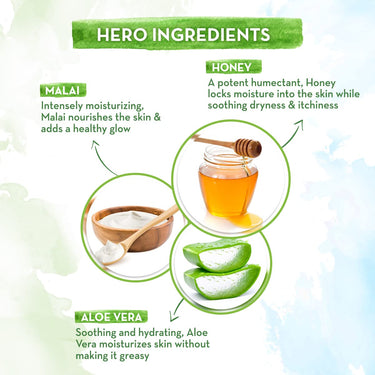 Mamaearth Honey Malai Day Cream SPF 30 with Honey & Malai for Nourishing Glow - 50 g